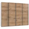 Ormar S Kliznim Vratima Level 36 A - bijela/boje hrasta, Moderno, drvni materijal (300/236/65cm) - Modern Living