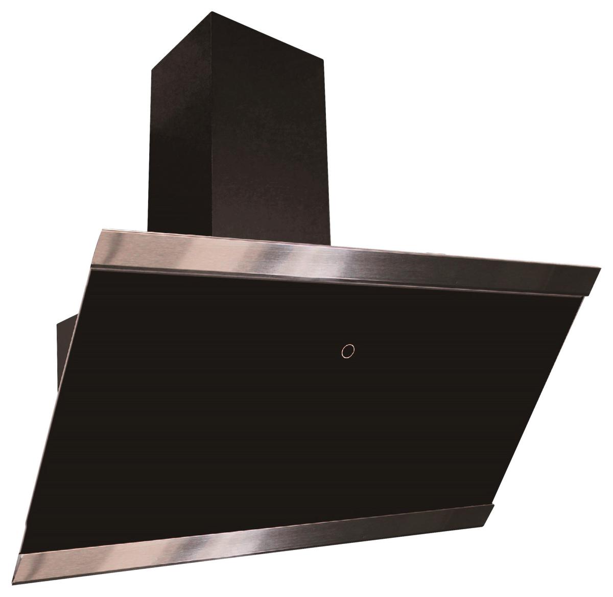 Kuhinjska Napa Skala, 90cm - črna, Trend, kovina/steklo (89,5/74,2-109,2/38,5cm) - Respekta