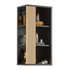 ÖVERSKÅP VENEZIA -EXKLUSIV- - ekfärgad, Lifestyle, trämaterial (35/72/25cm) - Mömax