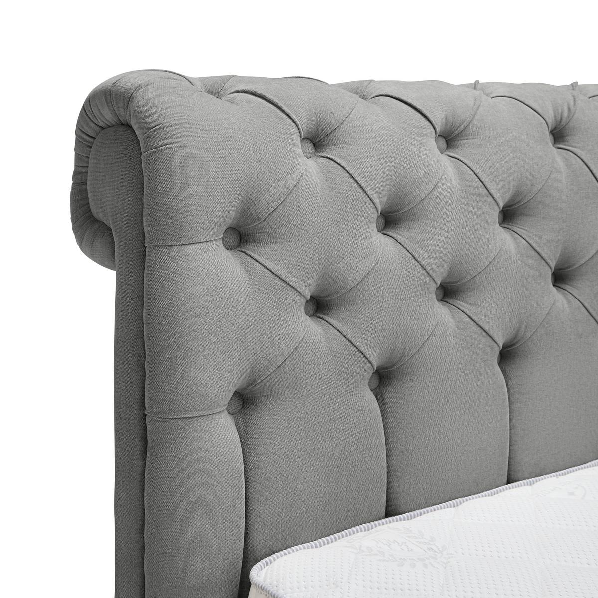 Boxspringbett Belano Dunkelgrau ca. 160x200cm - Dunkelgrau, Konventionell, Holz/Holzwerkstoff (160/200cm) - Premium Living