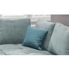 CANAPÉ D'ANGLE ALVITO - bleu clair/pétrole, Design, textile/bois (298/202cm) - P & B
