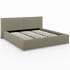 STOPPAD SÄNG SERENA - grön/svart, Modern, metall/trämaterial (180/200cm) - Bessagi Home