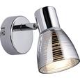 Wandspot Carla - Chromfarben, MODERN, Glas/Metall (11/7/11,5cm) - Modern Living Wandspot Carla - Chromfarben, MODERN, Glas/Metall (11/7/11,5cm) - Modern Living