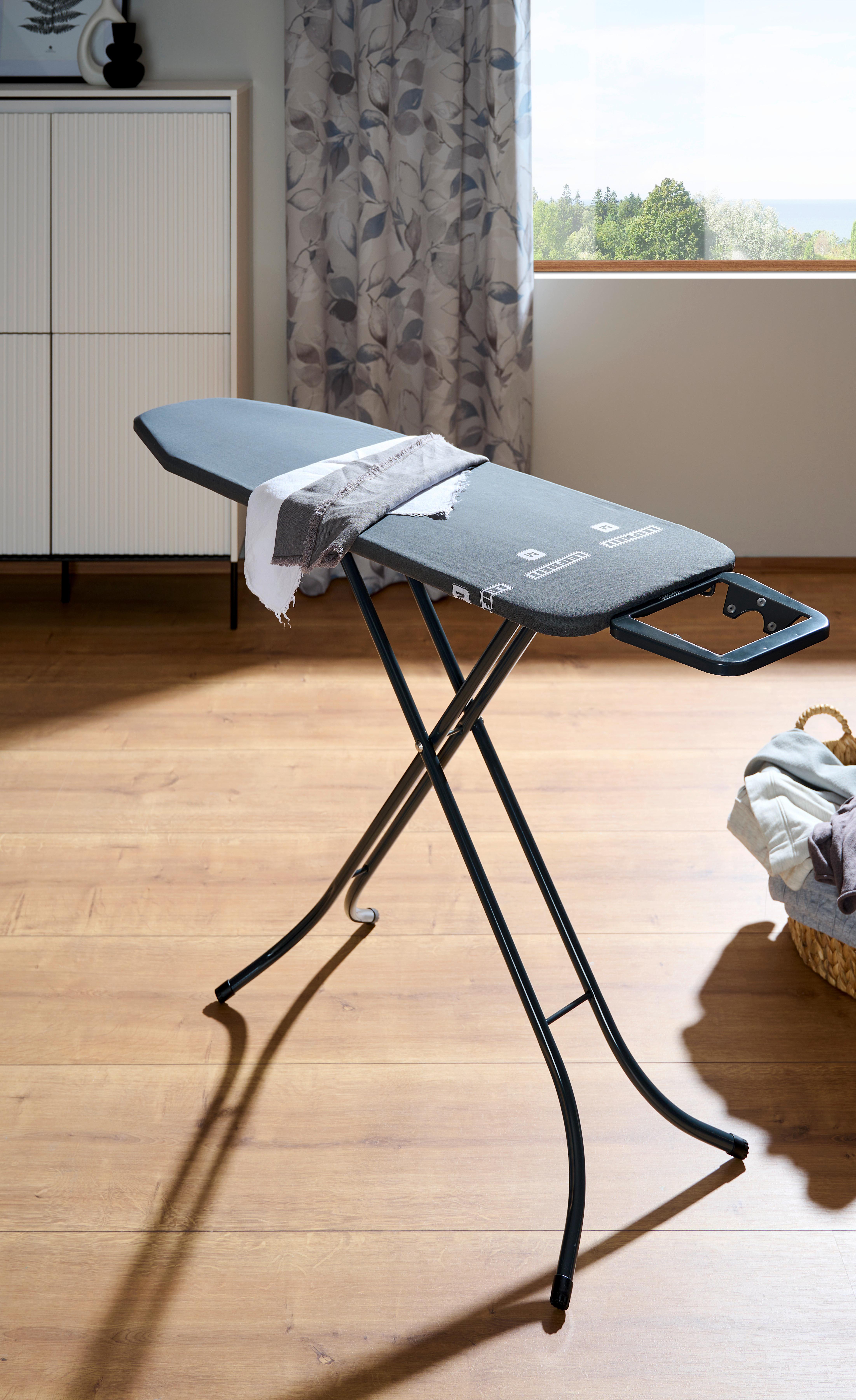 DESKA DO PRASOWANIA 72486 - czarny, Basics, tkanina (120/38/88cm) - Leifheit