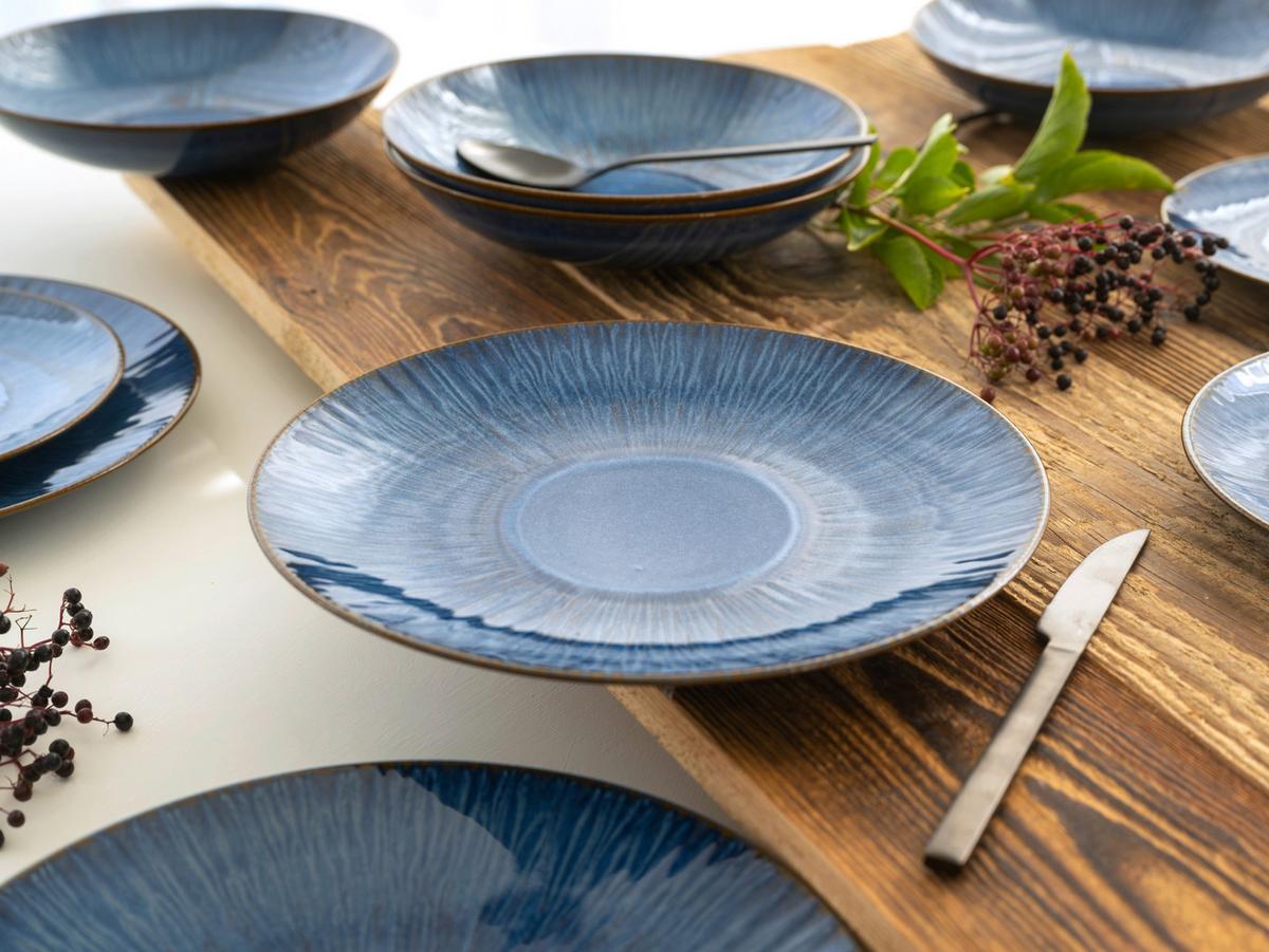 Jedilni Servis Sea Breeze Blue, 18-Delni - modra, Basics, keramika - Creatable