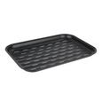 Grillplatte Till in Schwarz - Schwarz, Metall (24/34,5/2,5cm)