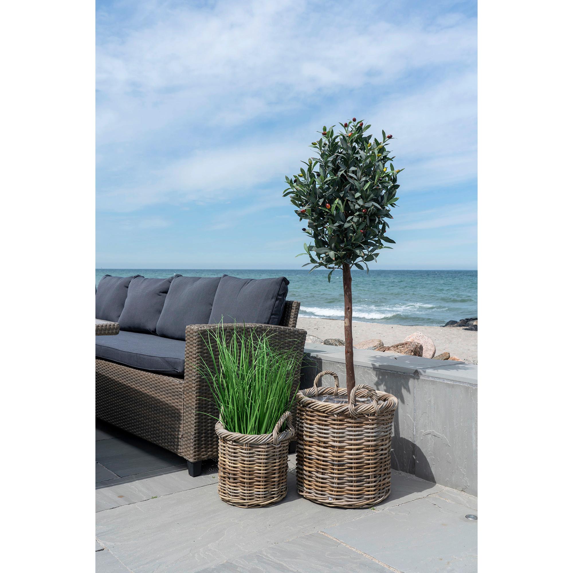 Korbset Gili Basket Braun, 2er Set - Braun, Basics, Holz (40/48/40cm)