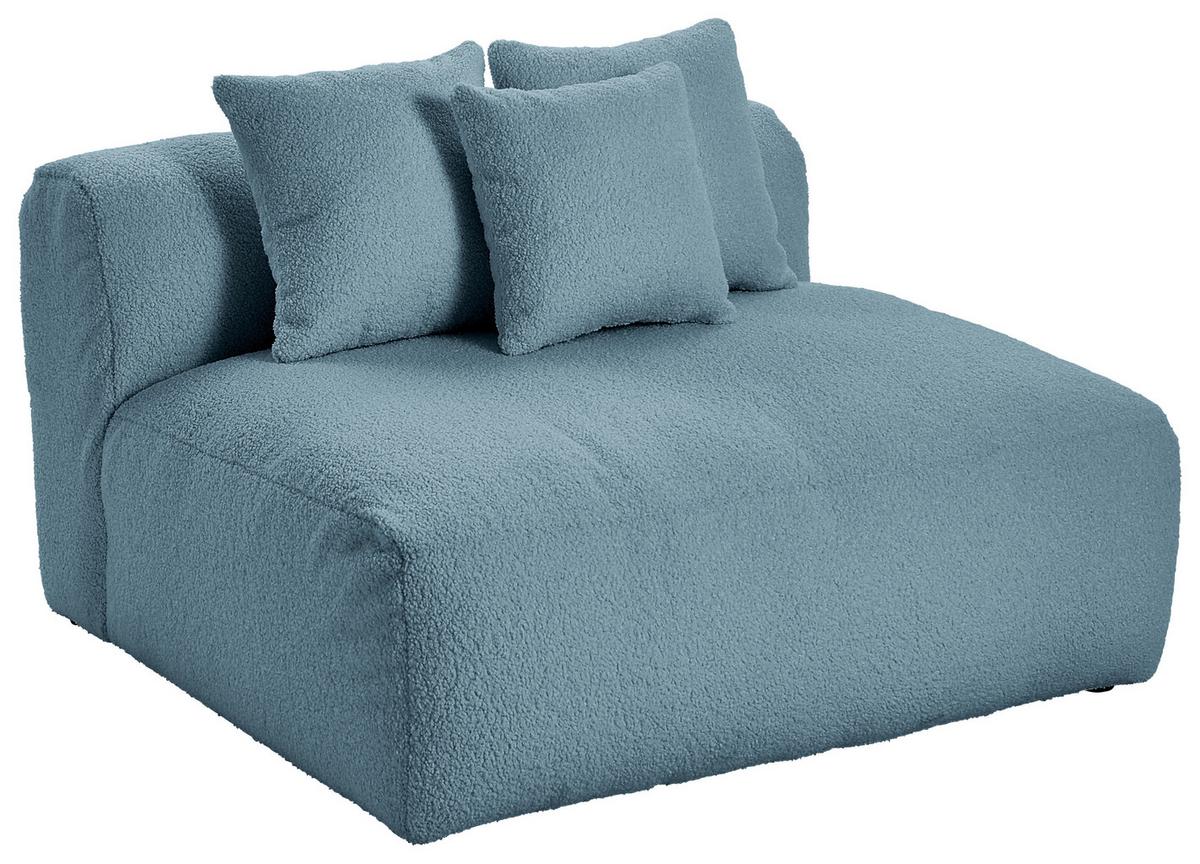 Modul Sofaelement Bloom Blau - Blau, Trend, Textil (120/70/122cm) - Livetastic