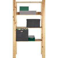 Regal Kiefer Massiv - Kieferfarben, KONVENTIONELL, Holz (90/169/30cm) - Based