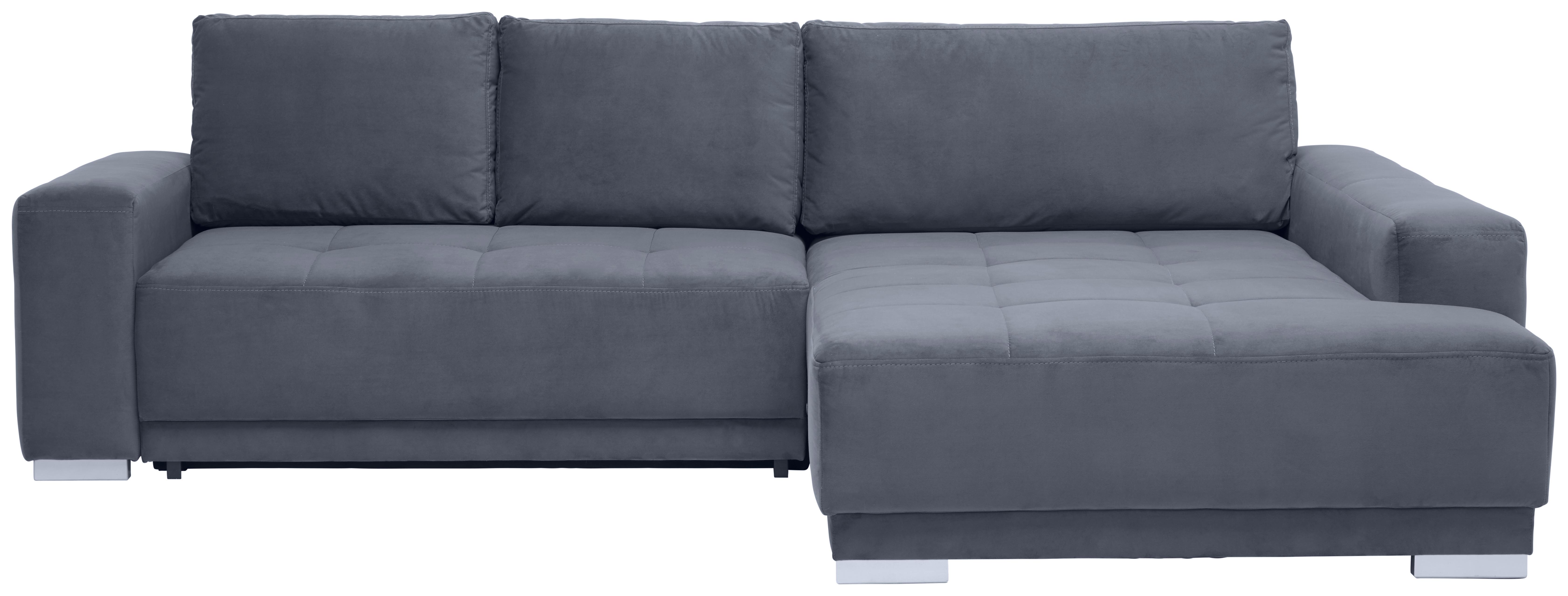 Sarokkanapé Rocky - szürke, Design, textil (293/195cm) - Mömax