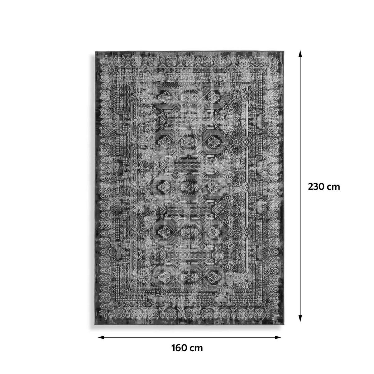 Vintage-teppich 6ntae-160-230 - Blau, Trend, Textil (160/230cm) - Kayoom