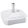 PARASOLLFOT EDITH - vit, Klassisk, plast (39/13cm) - Mömax