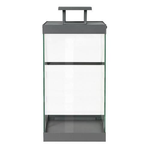 LATARNIA 66188 BLOMUS - szary, Design, metal/szkło (20,5/46/21cm) - Blomus