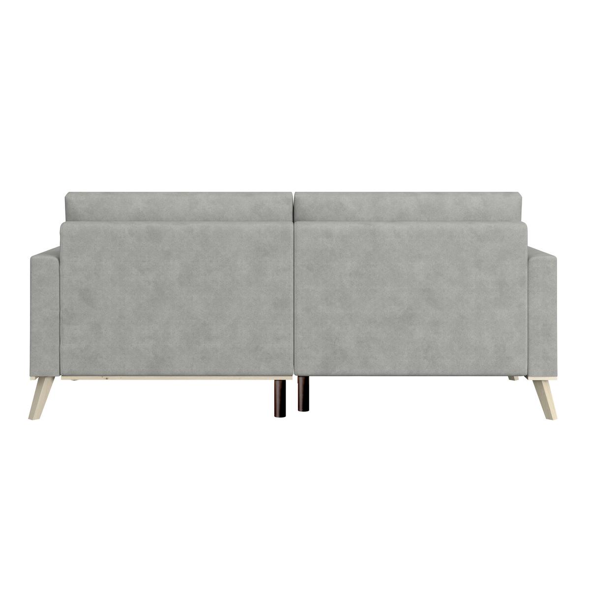 Coltar CARINI - gri deschis, Basics, textil (222/152cm) - Modern Living