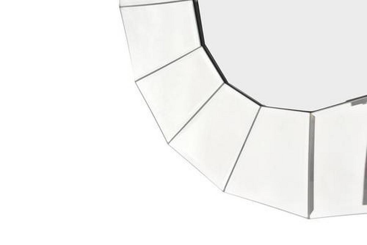 Wandspiegel Amun Silber Metall D ca. 60 cm - Silberfarben, Basics, Glas/Metall (60/60/3cm) - Kayoom