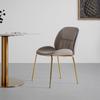 STOL AZRA - beige/guldfärgad, Trend, metall/trä (48/85/61cm) - Mömax