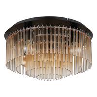 DECKENLEUCHTE 15698D1A GORLEY - Klar/Chromfarben, Basics, Glas/Metall (50/25cm) - Globo