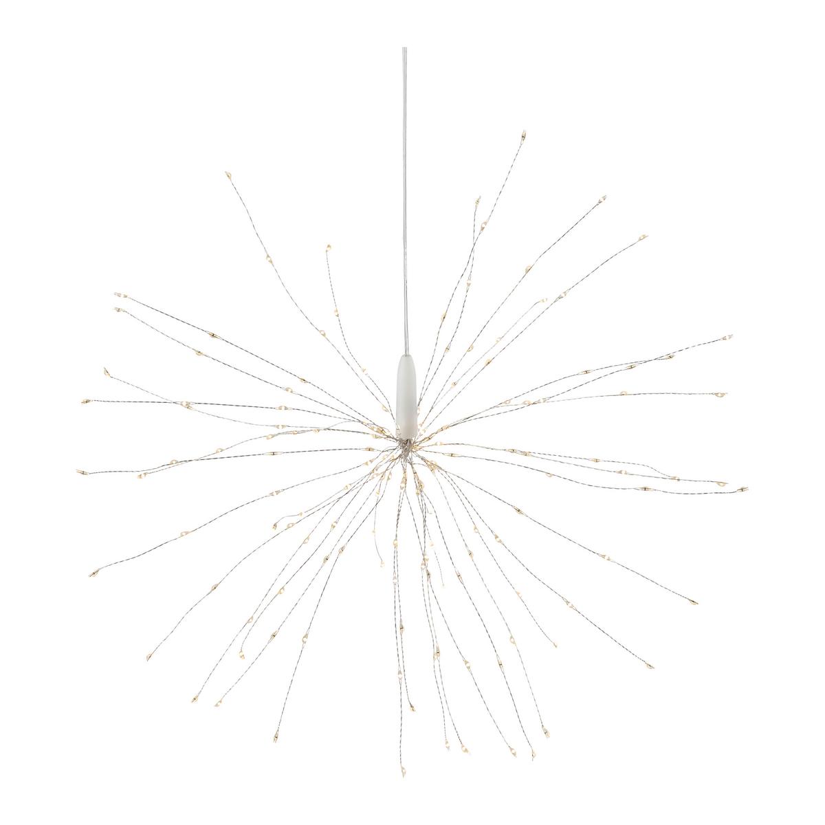 Okrasna Led-svetilka Kaja - črna, kovina/umetna masa (40cm) - Mömax