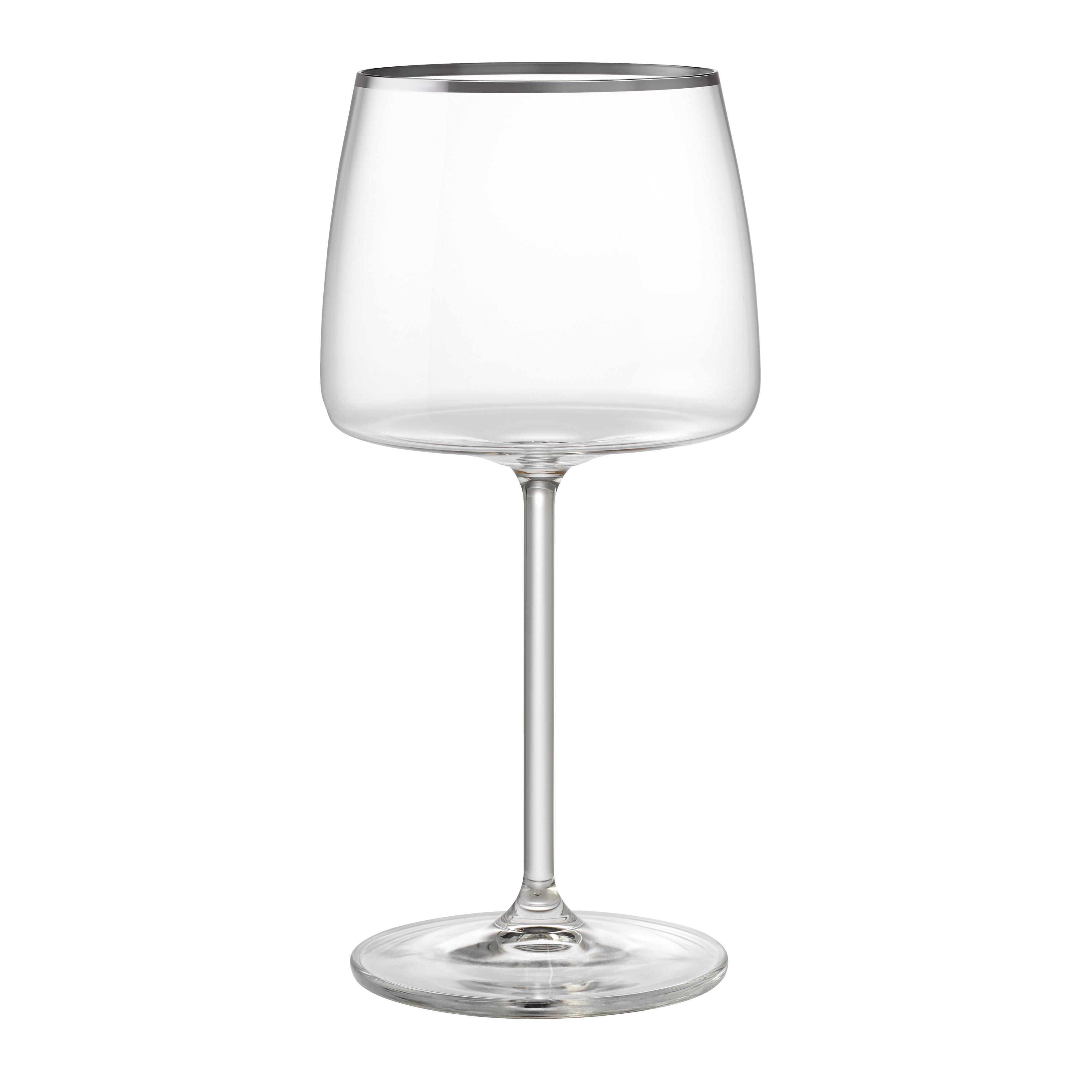 RÖDVINSGLAS 1975 - PLATIN - klar, Romantik / Lanthus, glas (0,42l)