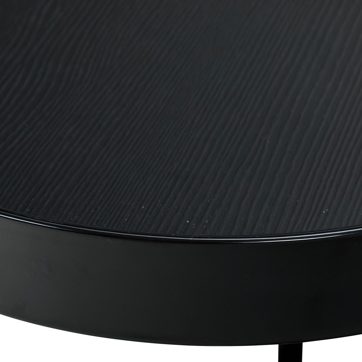 ZESTAW STOLIKÓW KAWOWYCH NINGBO - czarny, Design, materiał drewnopochodny/metal - MID.YOU