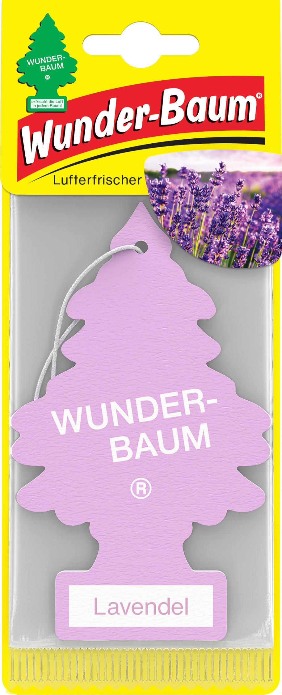 Autóillatosító Wunderbaum Levendula - lila, fa