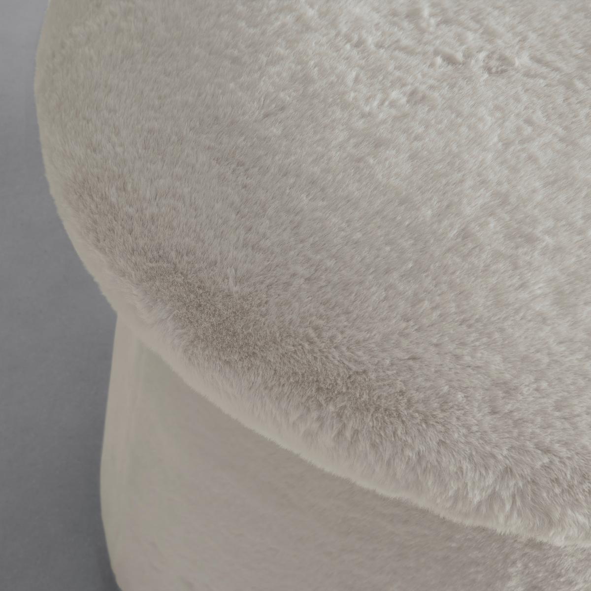 Ülőke Fungi - taupe, Romantik / Landhaus, faalapú anyag/textil (51/39/51cm) - Premium Living