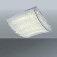 LED-Deckenleuchte Lene, max. 24 Watt - KONVENTIONELL, Glas/Metall (40/40cm) - PREMIUM LIVING