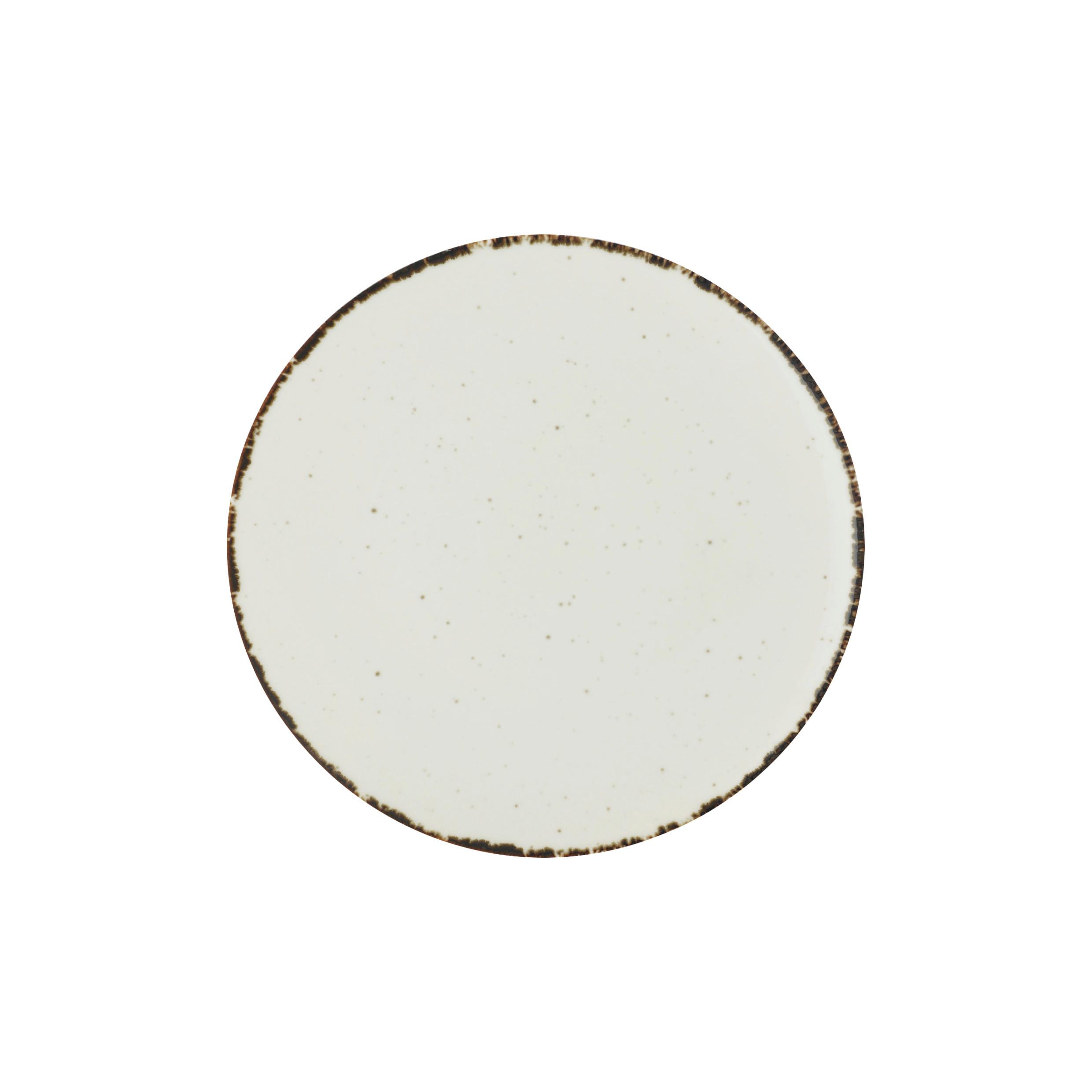 TALERZ DESEROWY URBAN LIFE - biały, Lifestyle, ceramika (21,5cm) - Landscape