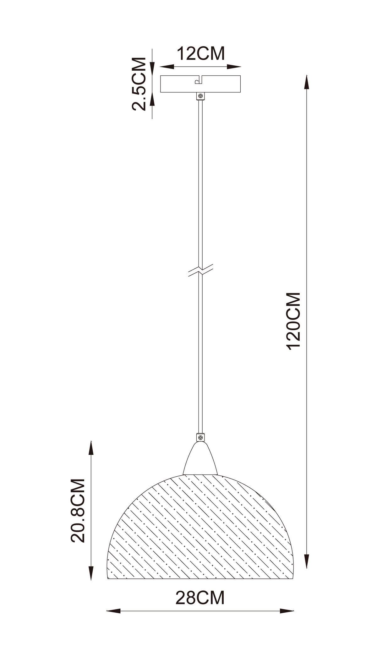 LAMPA WISZĄCA KAIMANA - kolor orzecha włoskiego/szary, Design, kamień/metal (28/120cm) - Collet's Monde