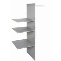 Compartimentare interioară Katrin - gri, lemn (87/150/50cm)