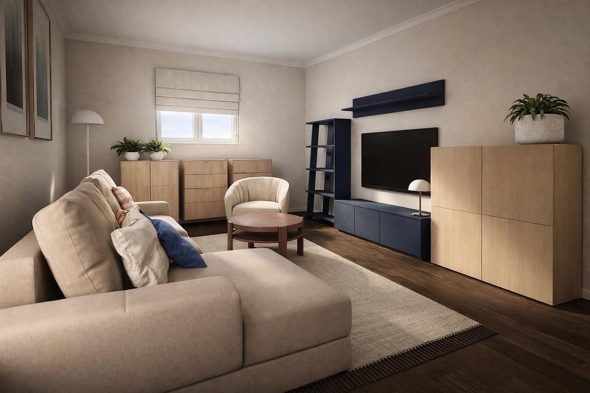 Polica Natta - tamnoplava, Moderno, pločasti materijal (72/161/29,6cm) - Modern Living