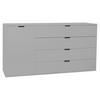Sideboard in Grau - Grau, Modern (168/87/45cm) - Premium Living