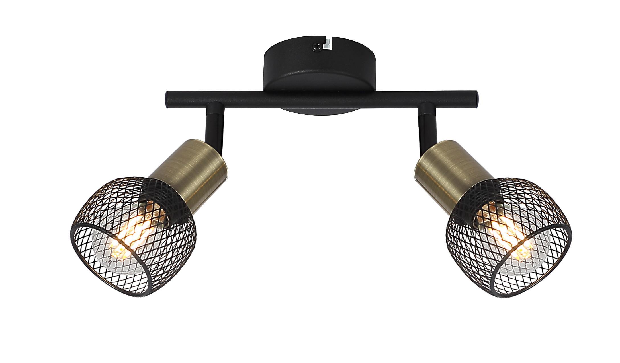 Strahler Fiastra max. 40 Watt - Schwarz, Basics, Metall (22/8/14cm) - Globo