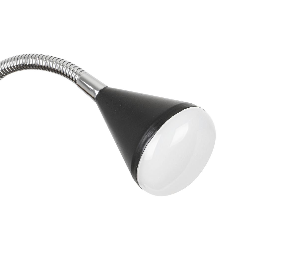 LAMPA ZACISKOWA LED FLEX *SBB* - czarny/przezroczysty, Basics, tworzywo sztuczne/metal (42/6/10cm) - Boxxx