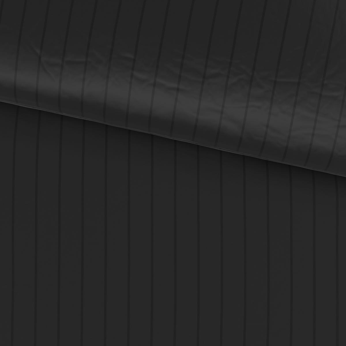 Bettwäsche Dobby Streif Schwarz ca. 135x200cm - Schwarz, Textil (140/200cm) - Mömax