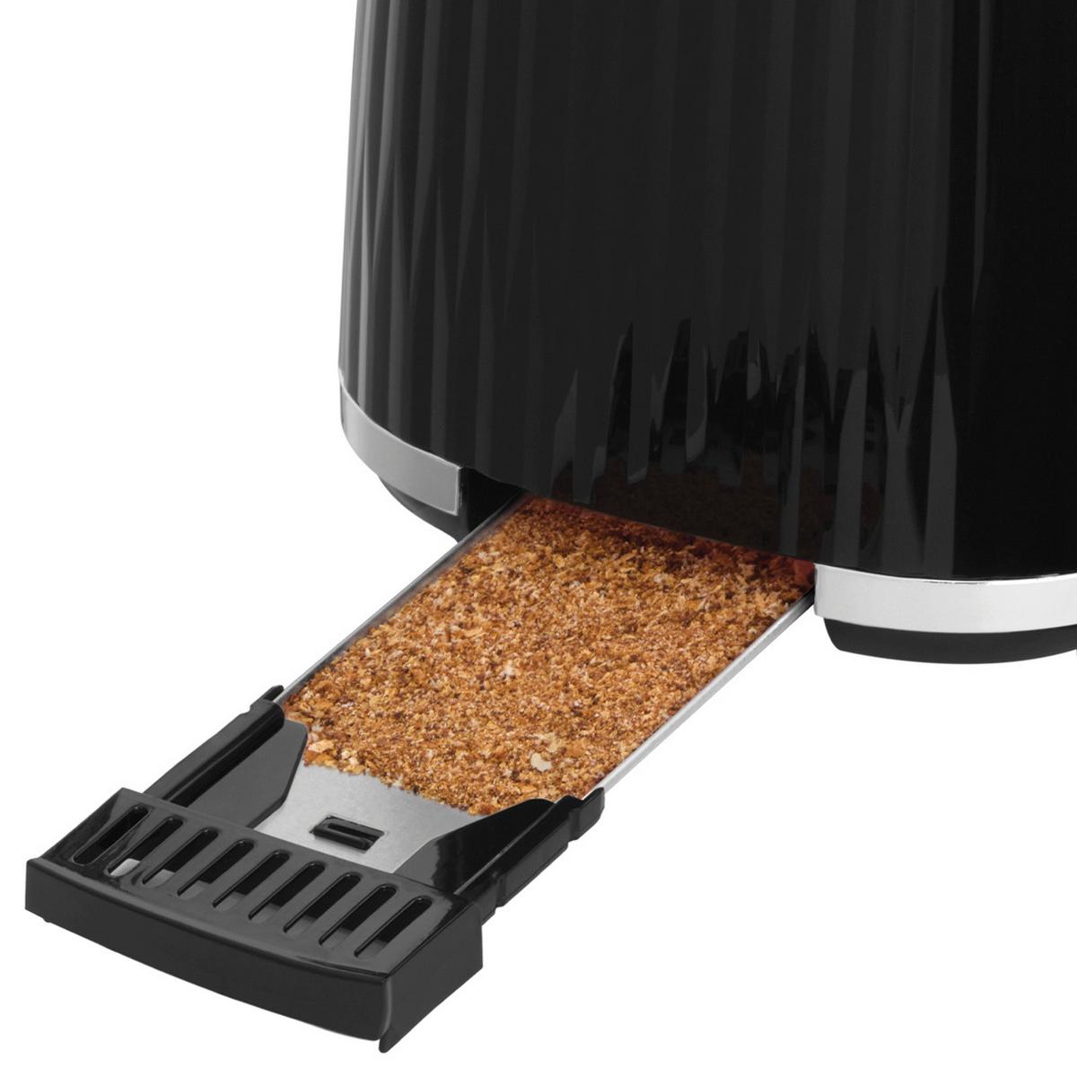 Kenyérpirító Russell Hobbs Eden - fekete, Modern, műanyag (32,8/20,8/21,2cm) - Russell Hobbs