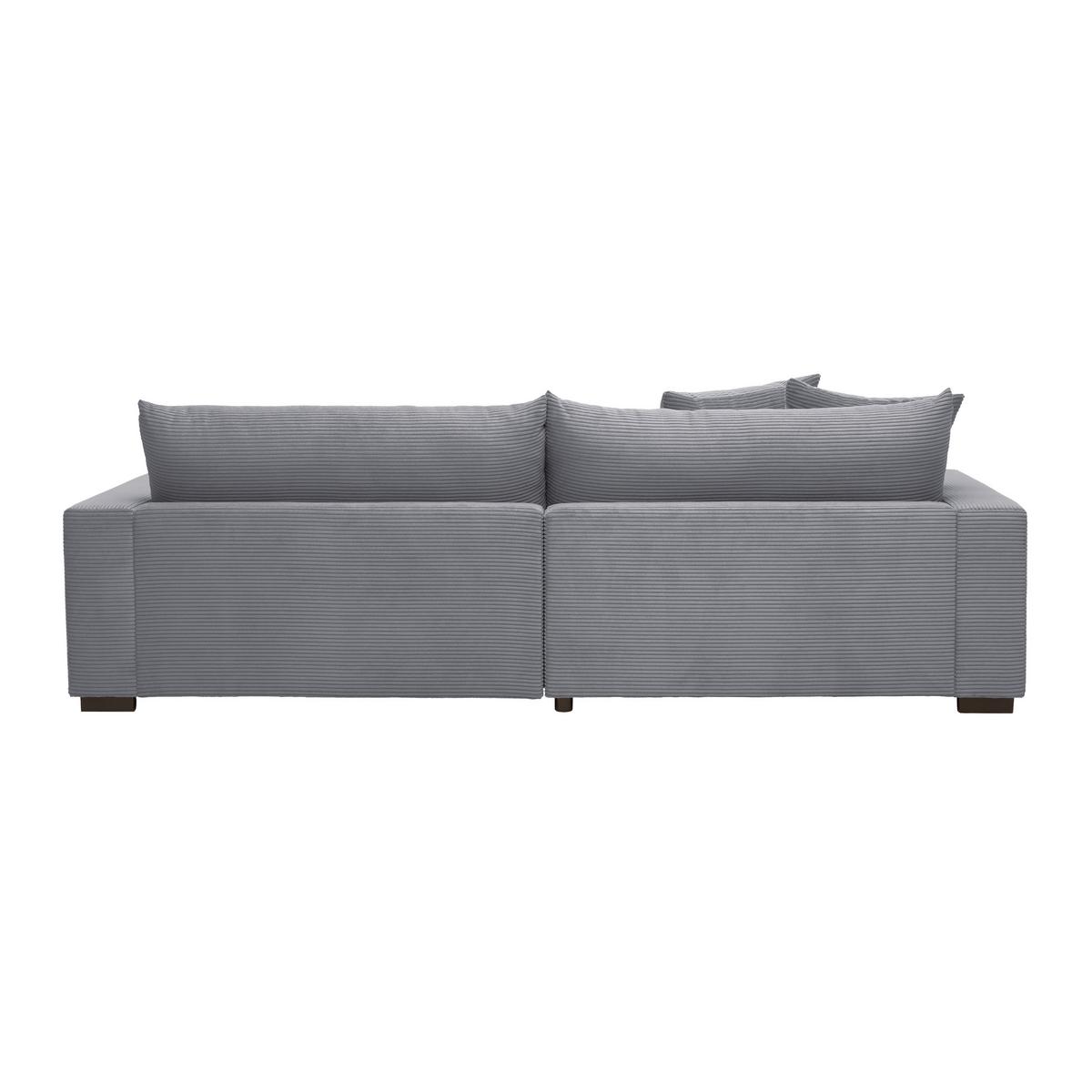 Kutna Garnitura Pedro - siva, Moderno, tekstil (180/83/265cm) - Mömax