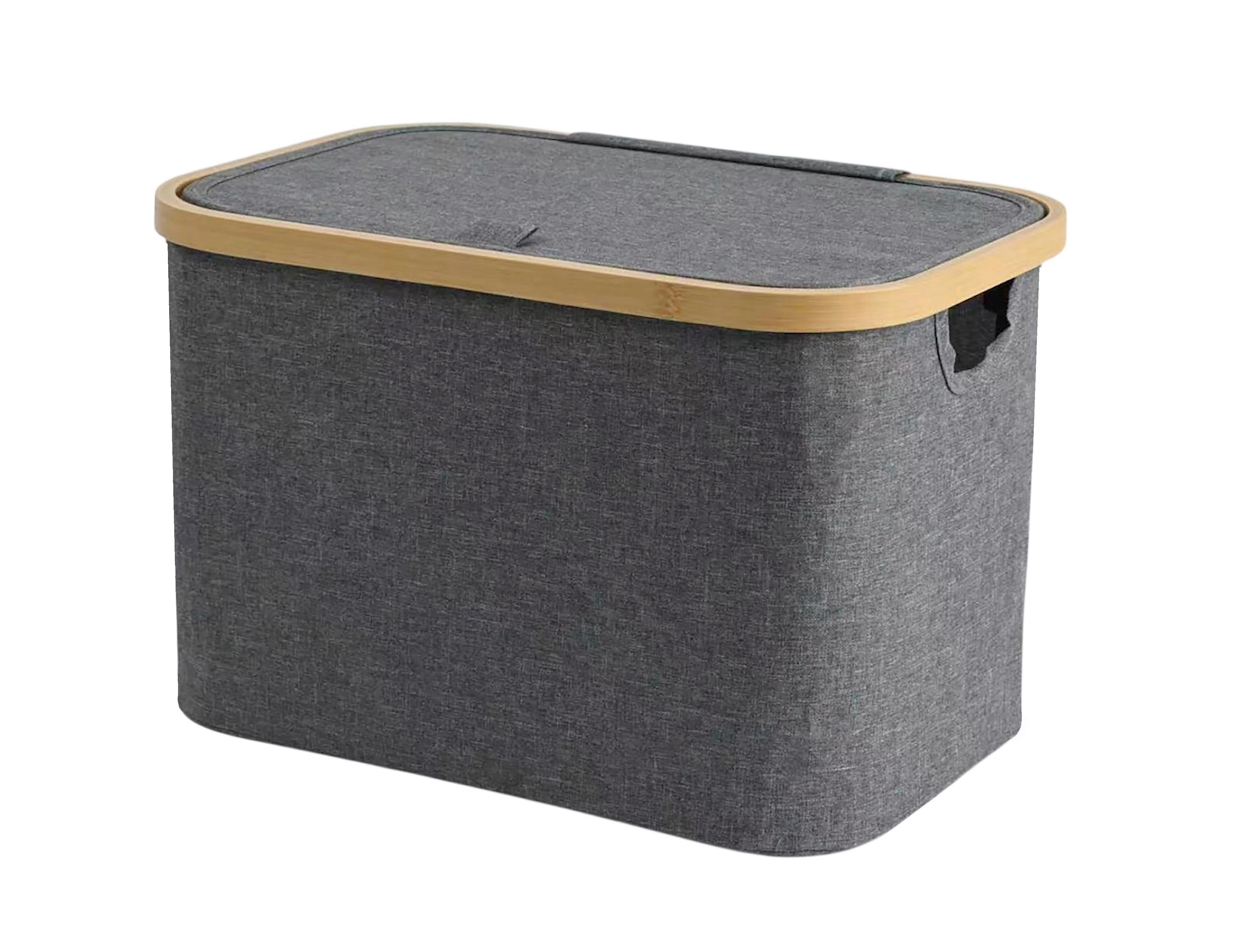 Korpica Za Odlaganje S Ines - siva/prirodna boja, Konvencionalno, tekstil/prirodni materijali (40,5/33/30cm) - Mömax