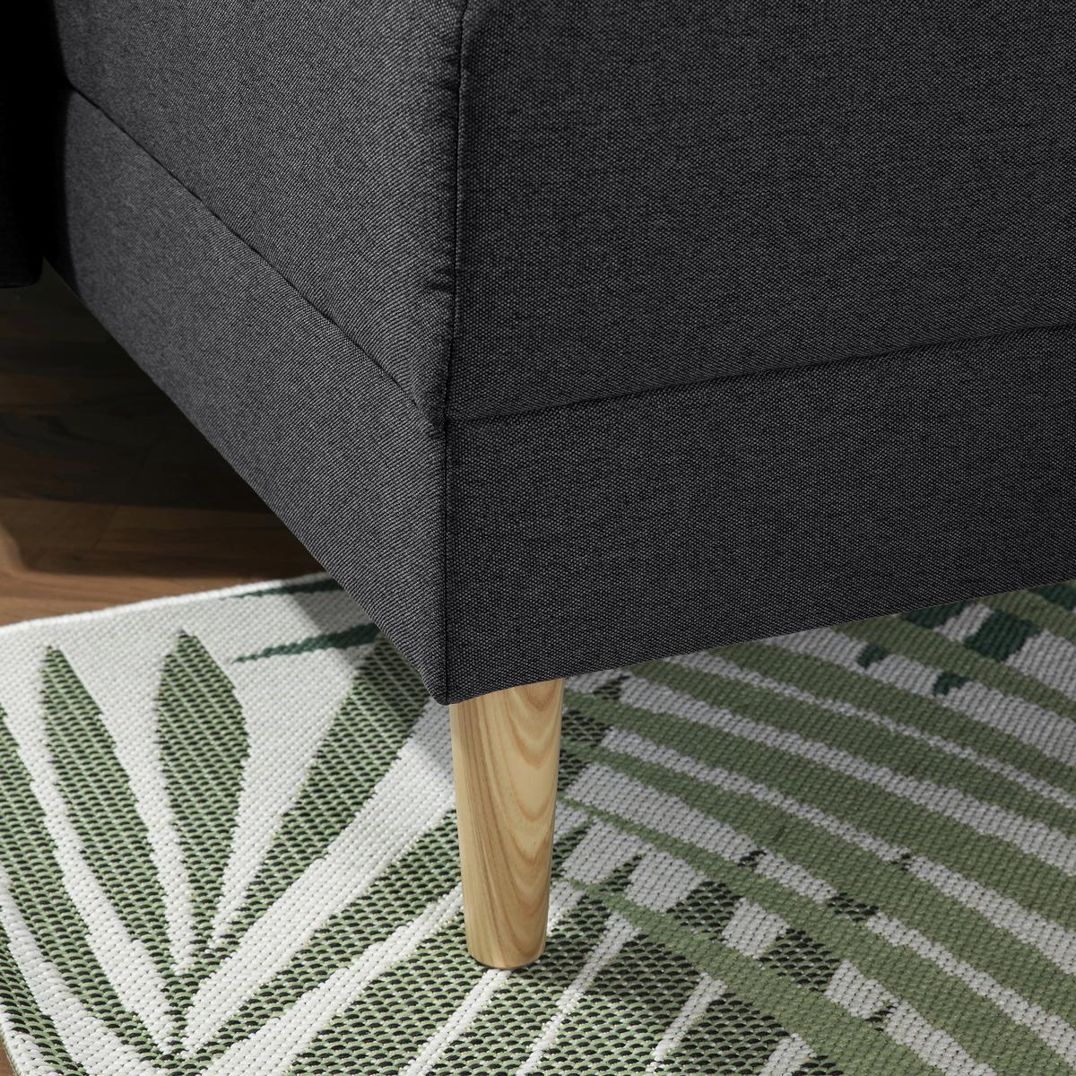 ECKSCHLAFSOFA EASY RELAX - Eschefarben/Graphitfarben, MODERN, Holz/Textil (223/152cm) - Max Winzer