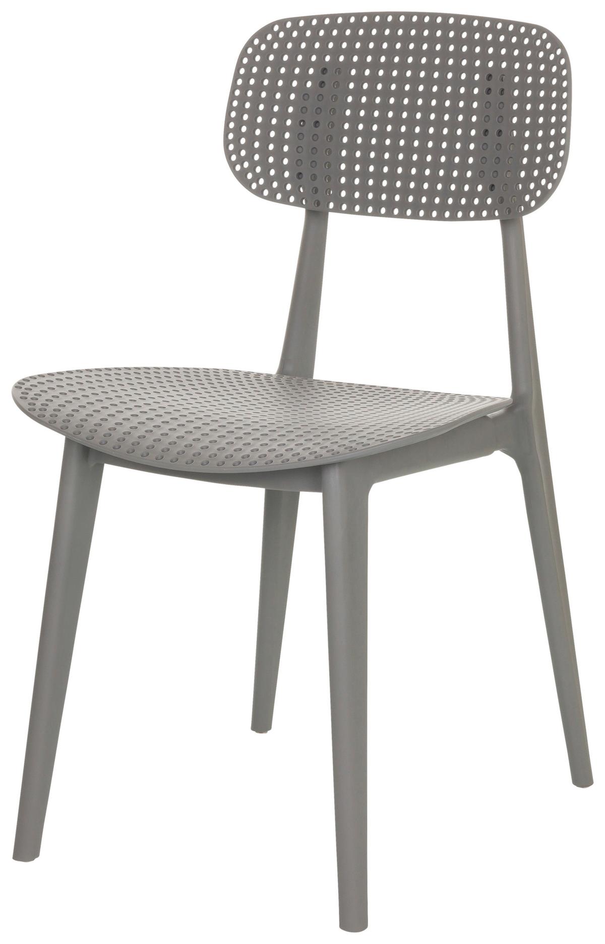 Vrtni Stol Artifo Hol, Siva - siva, Basics, umetna masa (42/79/51cm) - MID.YOU