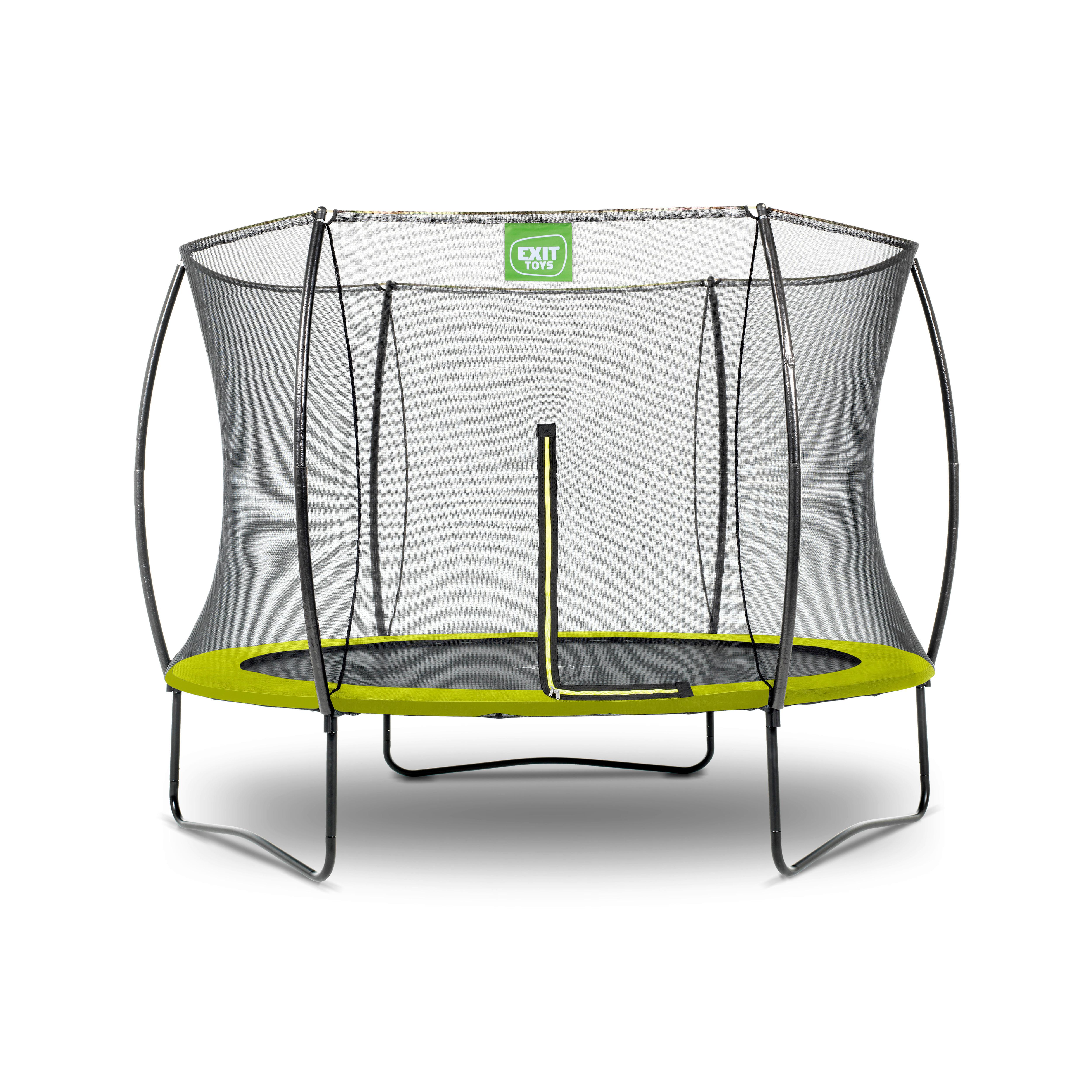 Trampolin Exit Silhouette, Ø 244cm - zelena, Konvencionalno, kovina/umetna masa (244/228cm) - EXIT Toys