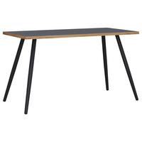 Schreibtisch Salia T50 - Honigeiche/Anthrazit, Design, Holzwerkstoff/Metall (110/50/70cm) - P & B