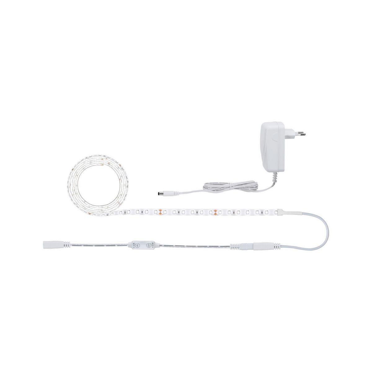LED-Strip SimpLED Power in Weiß max. 17 Watt - Weiß, Basics, Kunststoff (150cm) - Paulmann