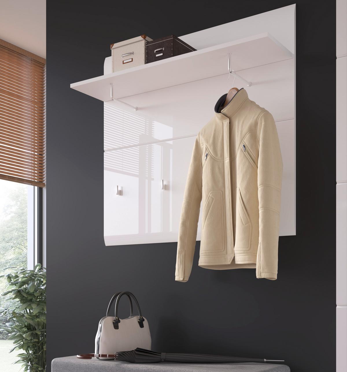 Garderobni Panel Merano - Moderno, drvni materijal (96/90/25cm) - Modern Living