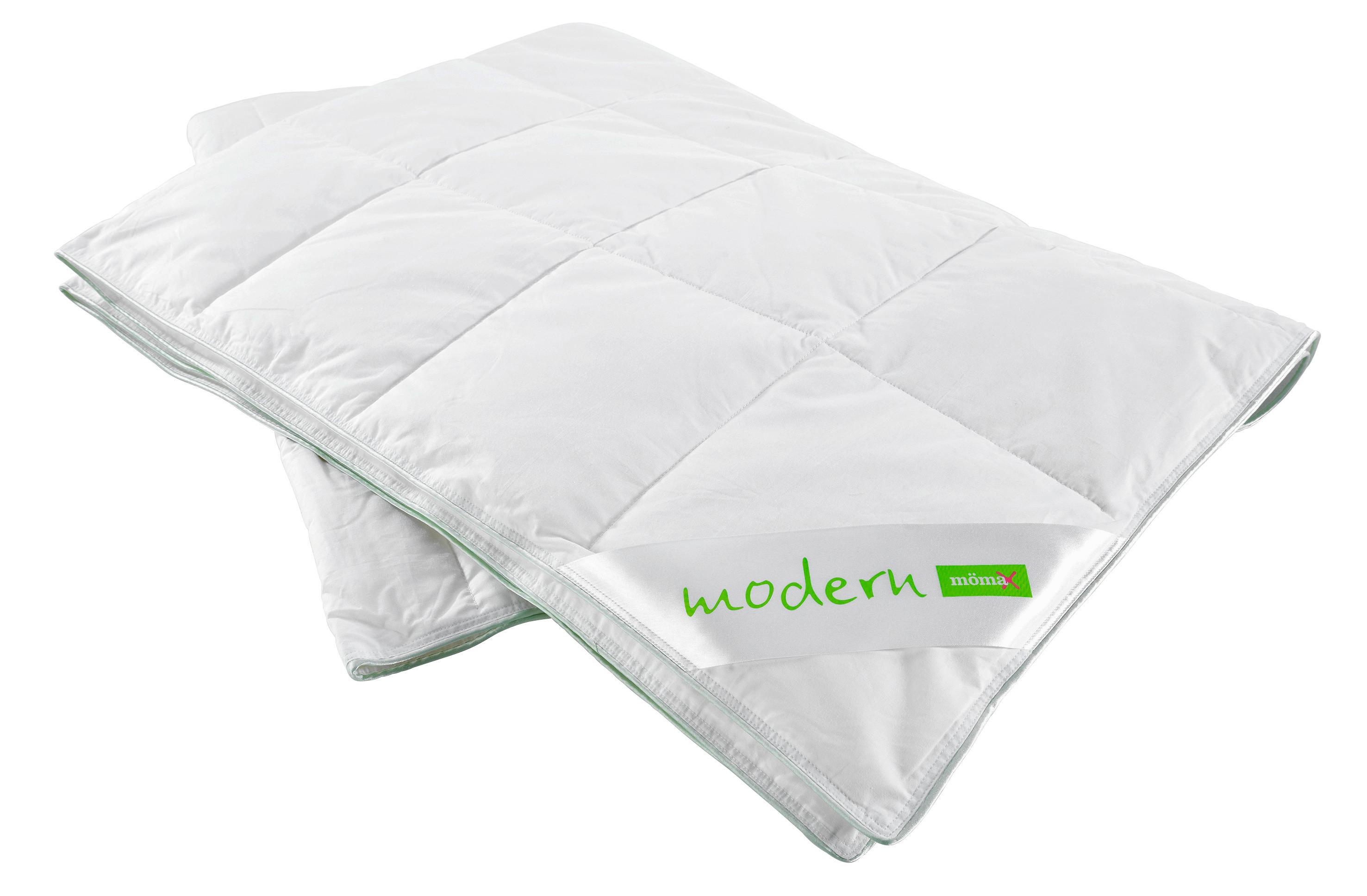 Daunendecke Modern Leicht ca. 140x200cm - Weiß, Textil (135-140/200cm) - Nadana
