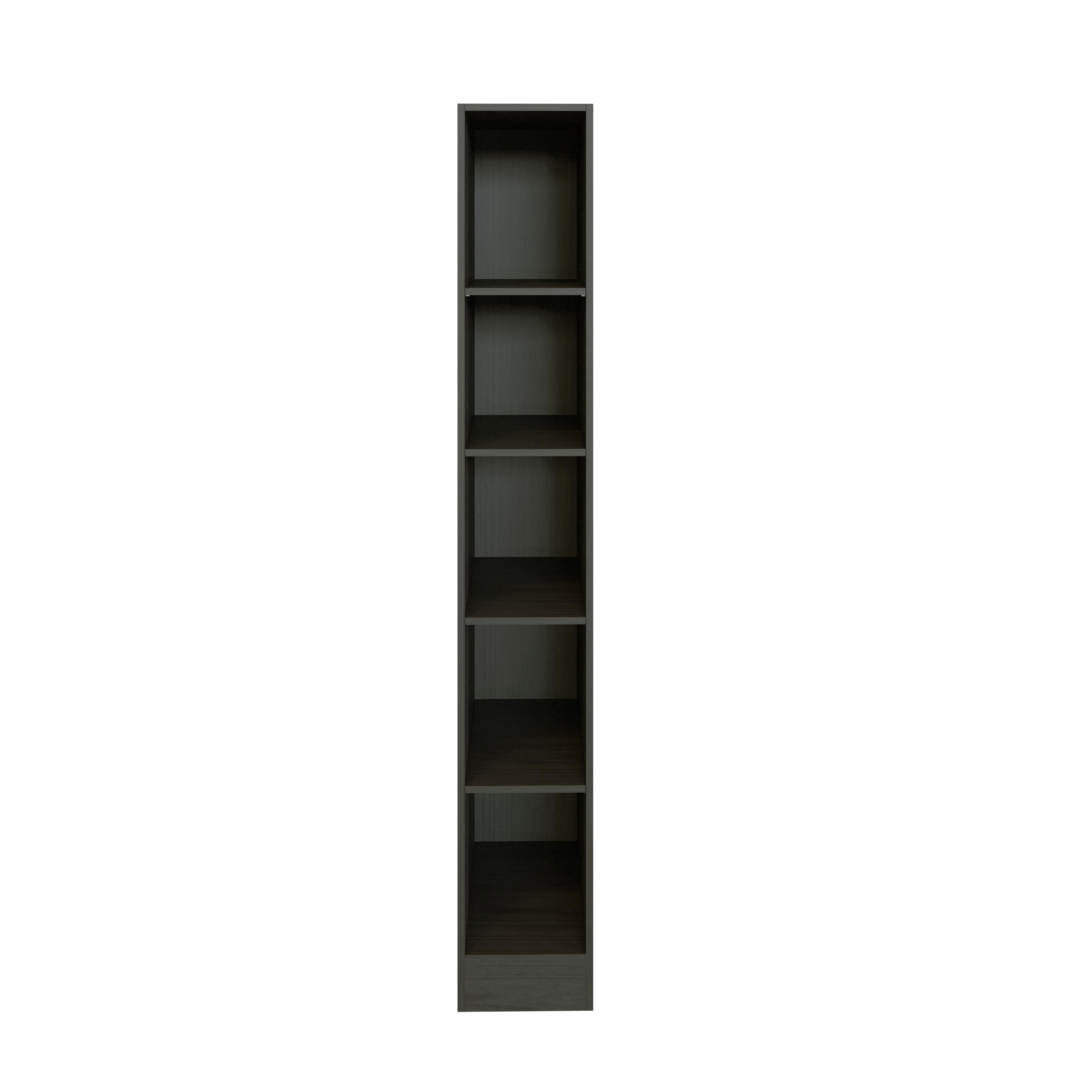 Held Regal ca. 30 cm Anthrazit - Anthrazit, MODERN, Holzwerkstoff (30/200/60cm) - Held