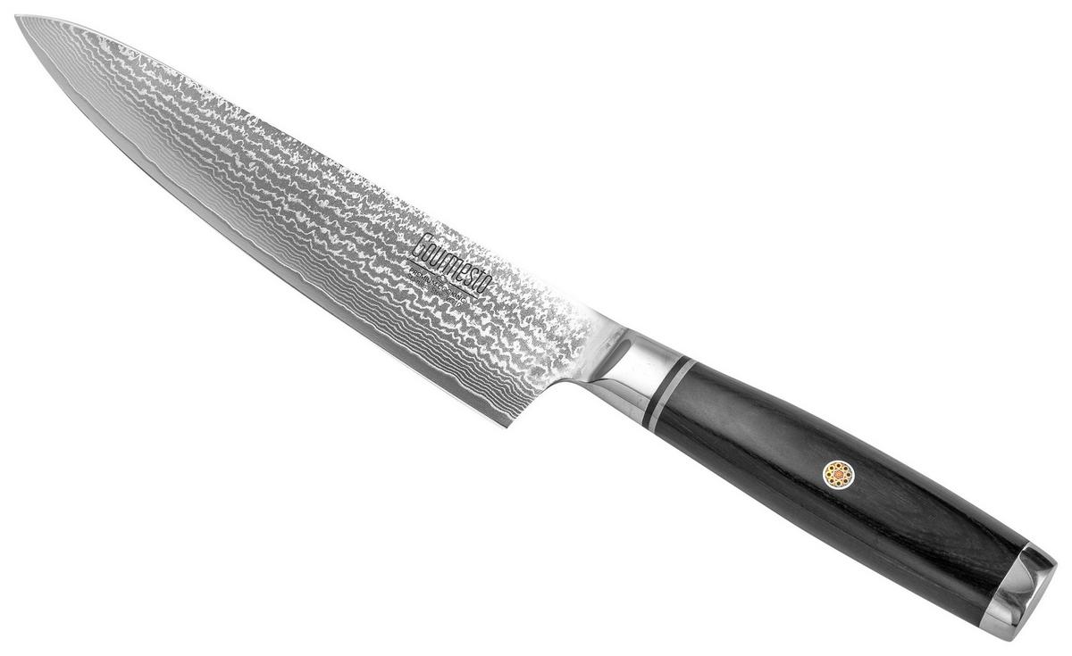 Chefmesser Profi Line in Silberfarben - Silberfarben, MODERN, Holz/Holzwerkstoff (32cm) - Gourmesto
