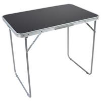 CAMPINGTISCH GALDAS M - Schwarz, Modern, Holzwerkstoff/Kunststoff (80/53/70cm) - Ambia Garden