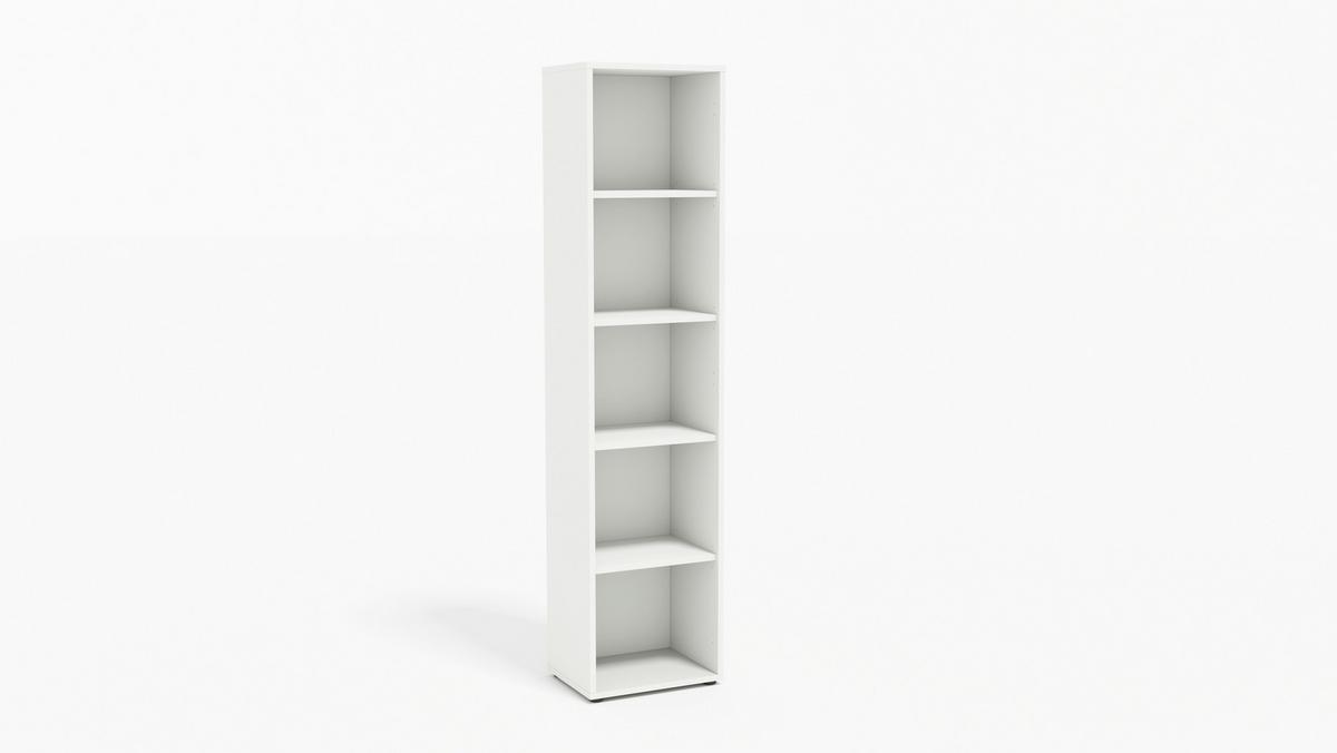 AKTENSCHRANK OFFICE EDITION - SW SET 4 - Hellgrau/Weiß, MODERN, Holzwerkstoff (128,5/185,6/33cm) - MID.YOU