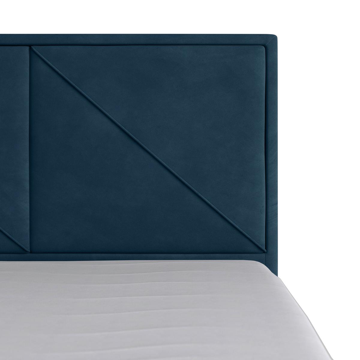Boxspringbett Bologna ca. 180x200 cm Blau - Blau, MODERN, Holz/Kunststoff (180/200cm) - MID.YOU